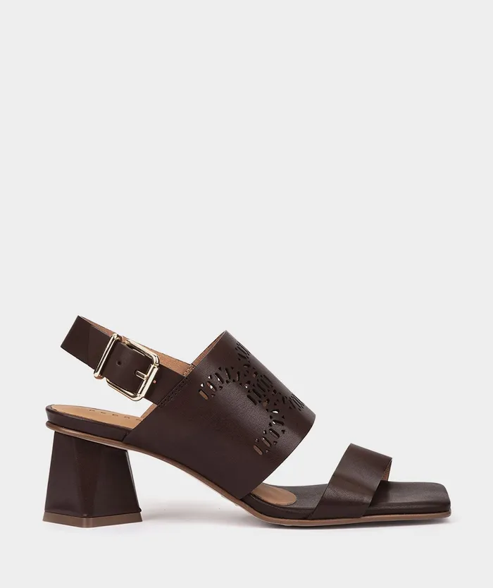 Women Manarola Brown 8211 Heeled Sandals Pedro Miralles