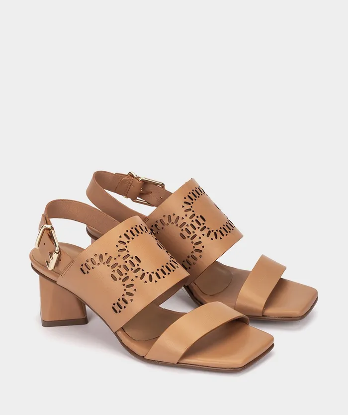 Women Manarola Brown 8211 Heeled Sandals Pedro Miralles