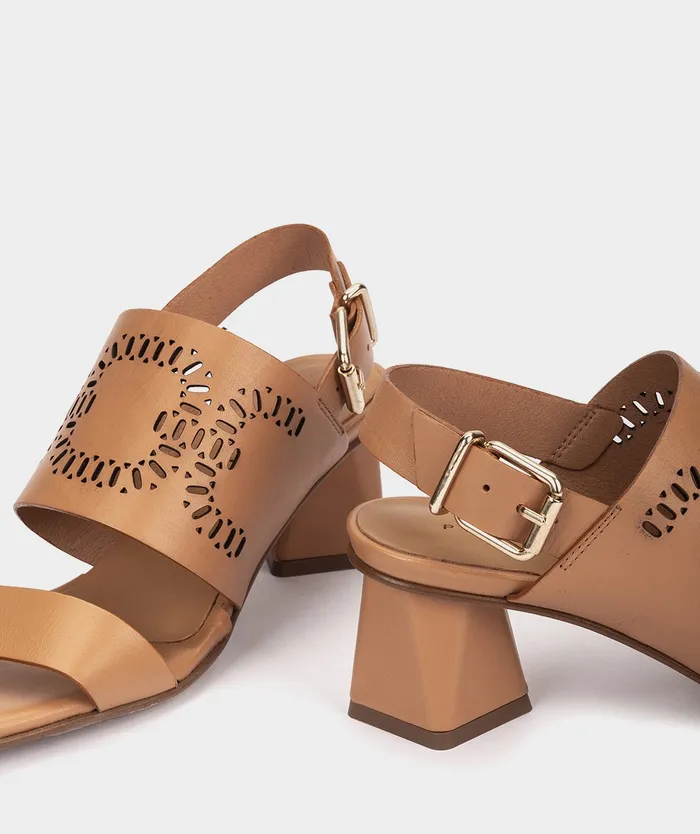 Women Manarola Brown 8211 Heeled Sandals Pedro Miralles