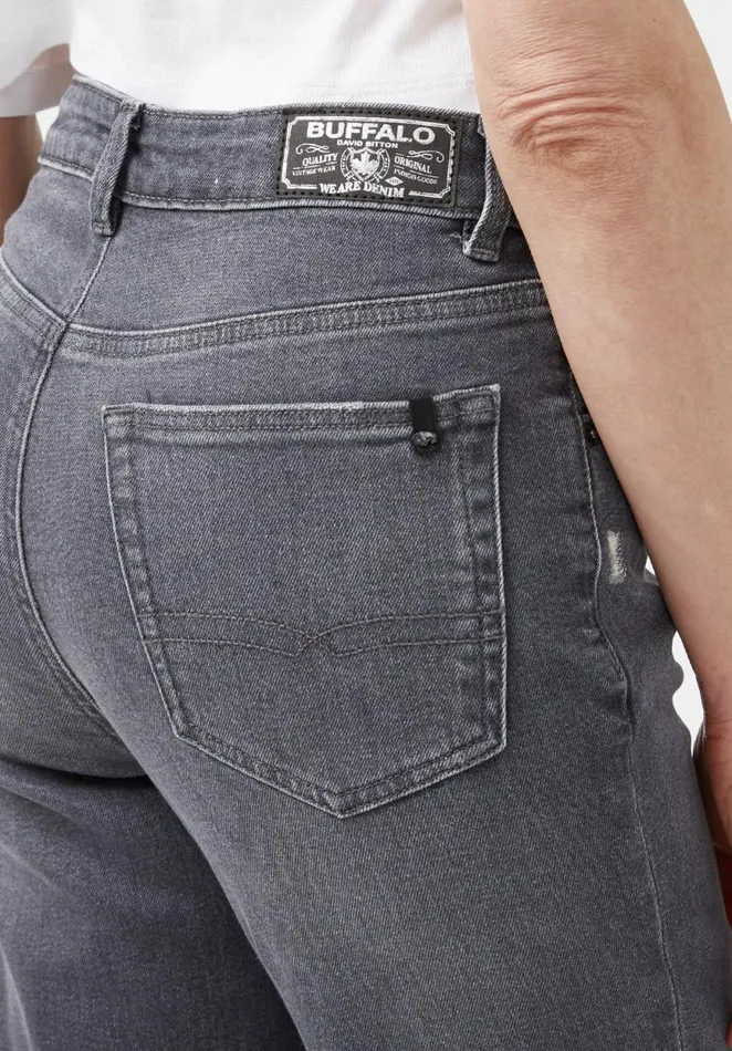 Women Margot Authentic Grey Mom Jeans Grey Buffalo David Bitton Mom Jeans Margot