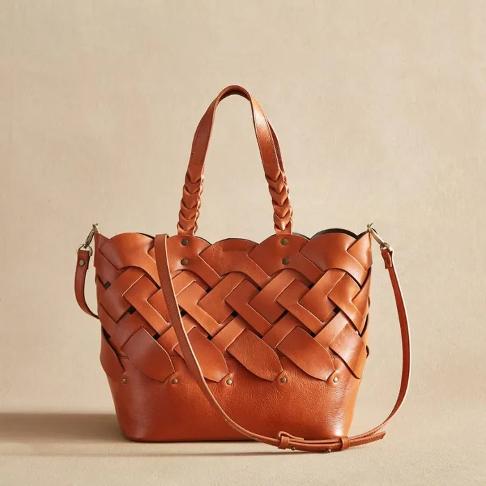 Women Mariana Basket Tote Saddle Sundance Catalog Handbags Women Mariana Basket Tote Saddle Sundance Catalog Handbags