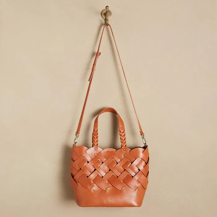 Women Mariana Basket Tote Saddle Sundance Catalog Handbags Women Mariana Basket Tote Saddle Sundance Catalog Handbags