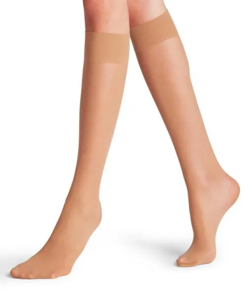 Women Matt Deluxe 20 DEN Women Kneehigh Socks Powder FALKE Fullyfashioned Stockings