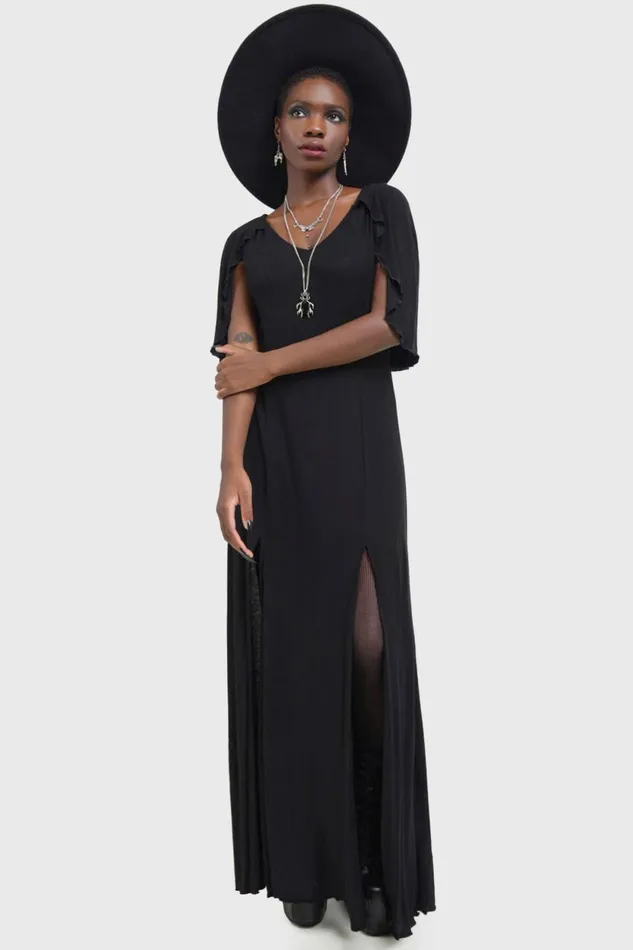 Women Maxi Killstar Krypt Lovers Dress