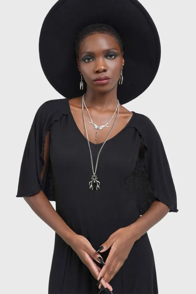 Women Maxi Killstar Krypt Lovers Dress
