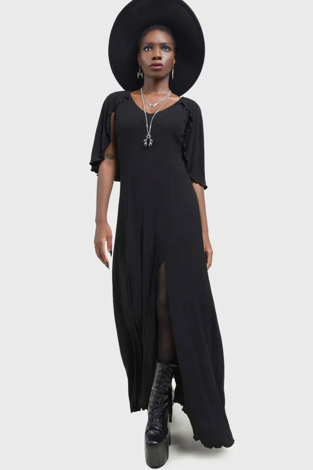 Women Maxi Killstar Krypt Lovers Dress