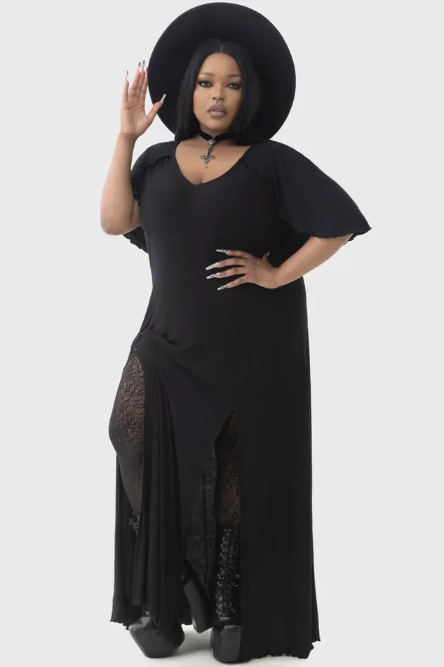 Women Maxi Killstar Krypt Lovers Dress
