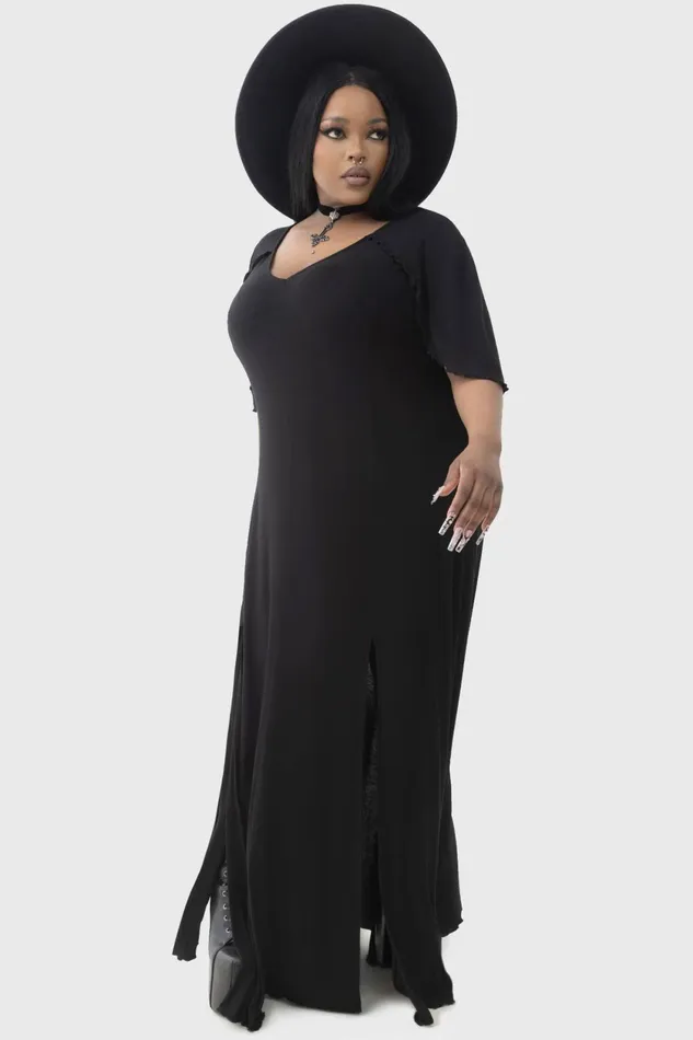 Women Maxi Killstar Krypt Lovers Dress