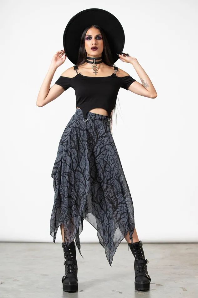 Women Maxi Skirts Killstar Dasia Maxi Skirt