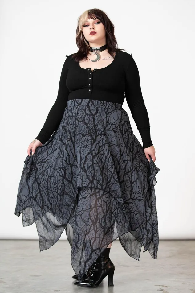 Women Maxi Skirts Killstar Dasia Maxi Skirt
