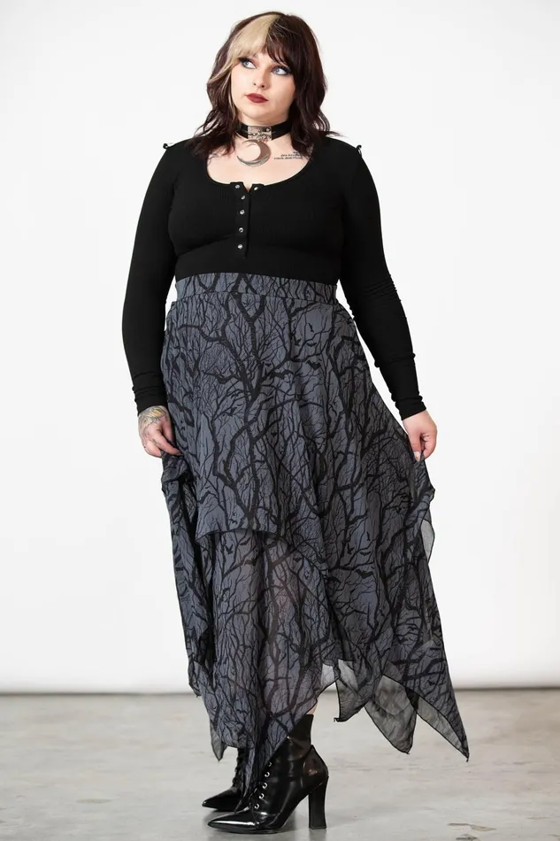 Women Maxi Skirts Killstar Dasia Maxi Skirt
