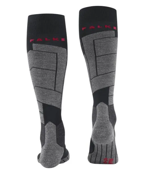 WomenMen BC1 Unisex Biking Kneehigh Socks Black FALKE Cycling Socks
