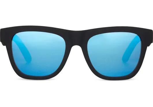 WomenMen Dalston Dalston Matte Black Mirrorsblue Mirror TOMS Sunglasses