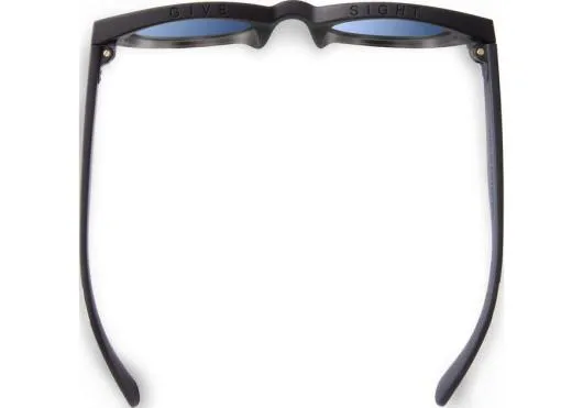 WomenMen Dalston Dalston Matte Black Mirrorsblue Mirror TOMS Sunglasses