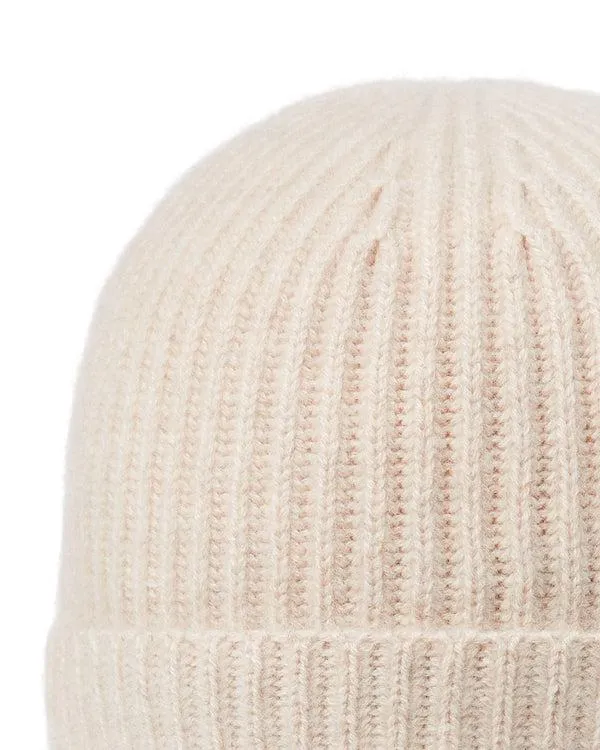 WomenMen Unisex Ribbed Cashmere HatIn Heather Beige Brown Heather Beige Brown NPeal Hats