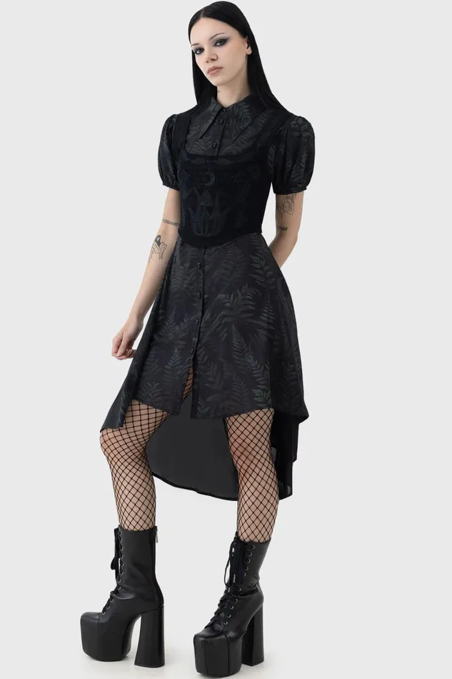 Women Midi Killstar Equinoxx Shirt Dress