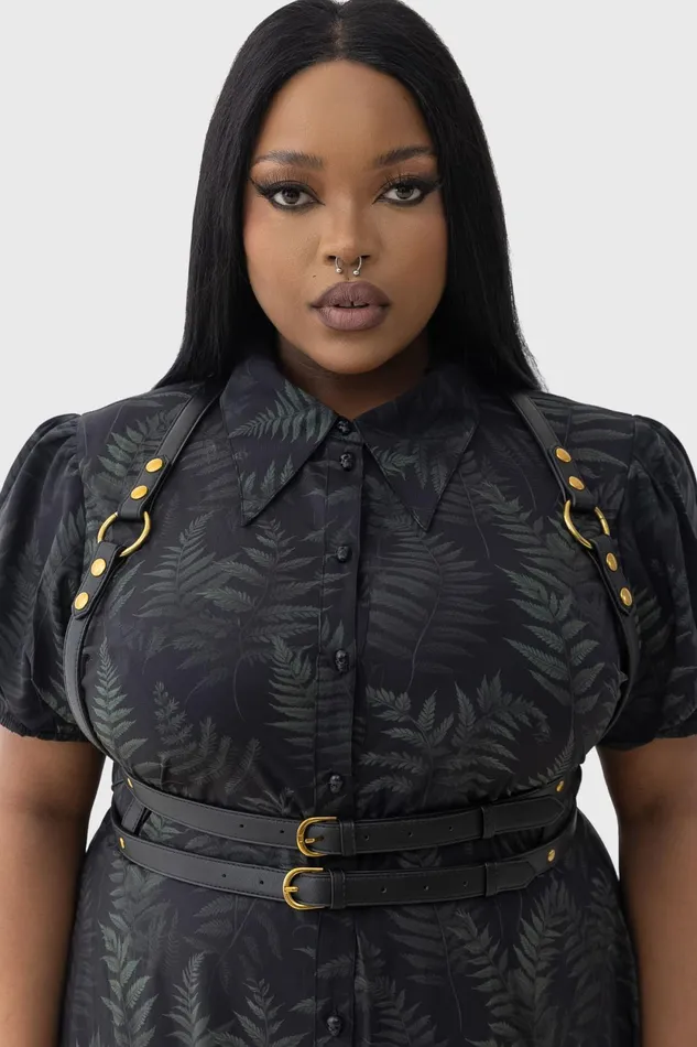 Women Midi Killstar Equinoxx Shirt Dress