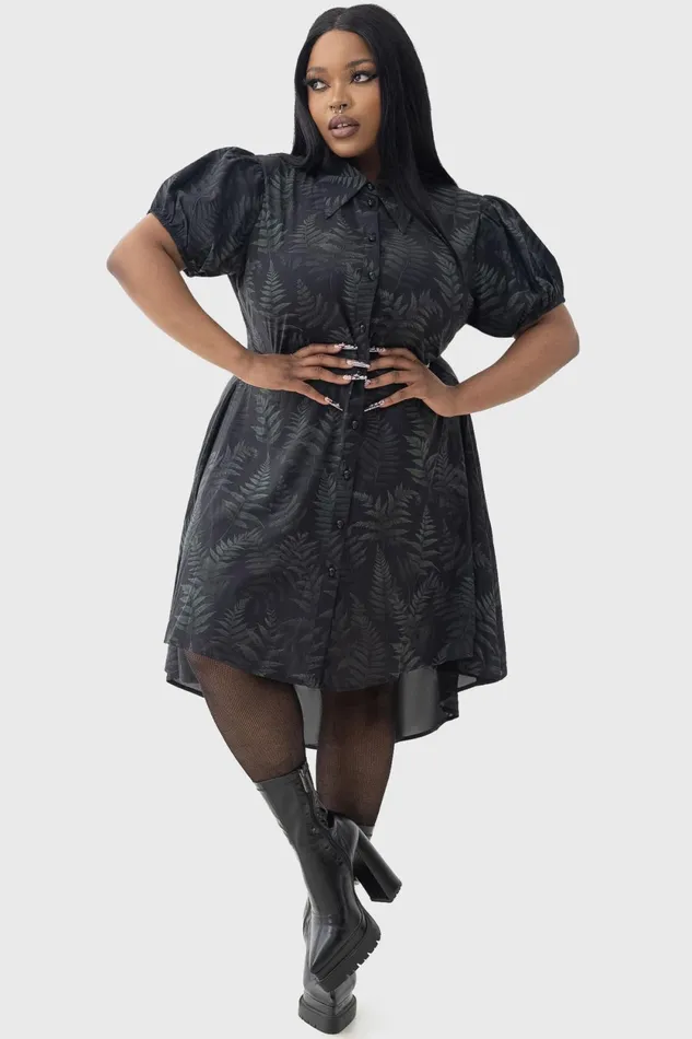 Women Midi Killstar Equinoxx Shirt Dress