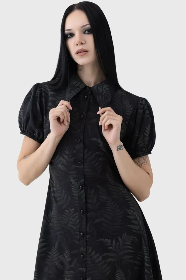 Women Midi Killstar Equinoxx Shirt Dress