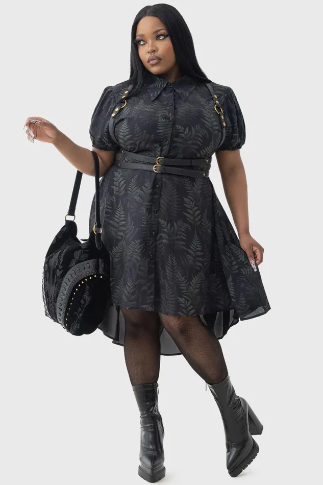 Women Midi Killstar Equinoxx Shirt Dress