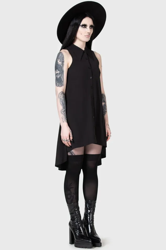 Women Mini Killstar Olde Night Dress