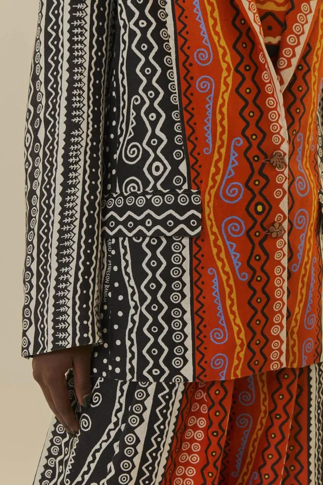 Women Mixed Myriad Blazer Myriad Orange FARM Rio Blazers