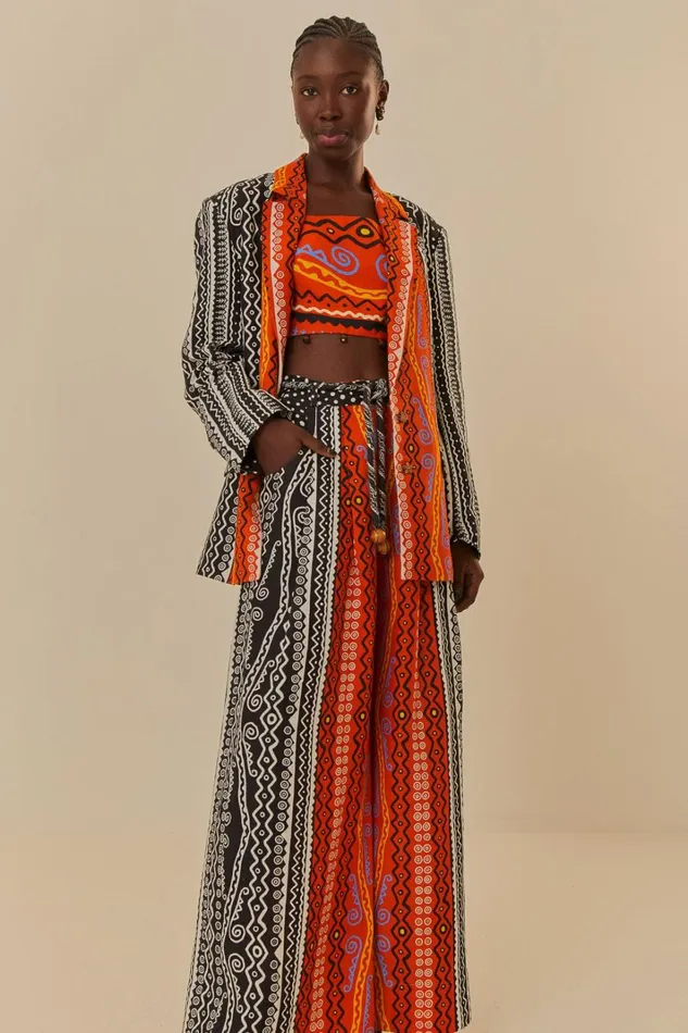 Women Mixed Myriad Pants Myriad Orange FARM Rio Pants