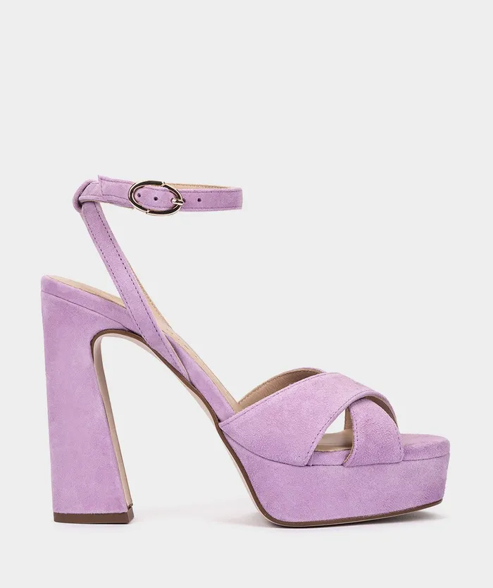 Women Montpellier Purple 8211 Heeled Sandals Pedro Miralles