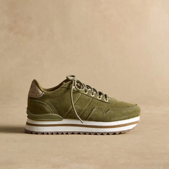Women Nora 3 Plateau Sneakers Dark Olive Sundance Catalog Shoes