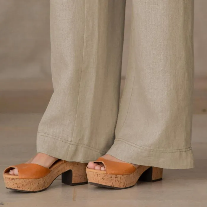 Women Oaklee Easy Pants Flax Sundance Catalog Pants and Shorts