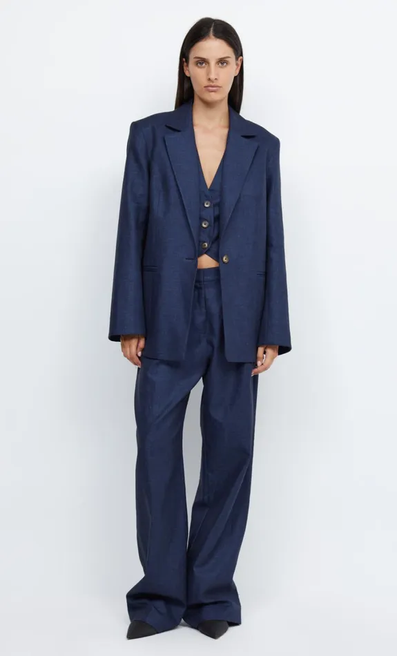 Women Outerwear Bec Bridge MADDOX BLAZER Indigo