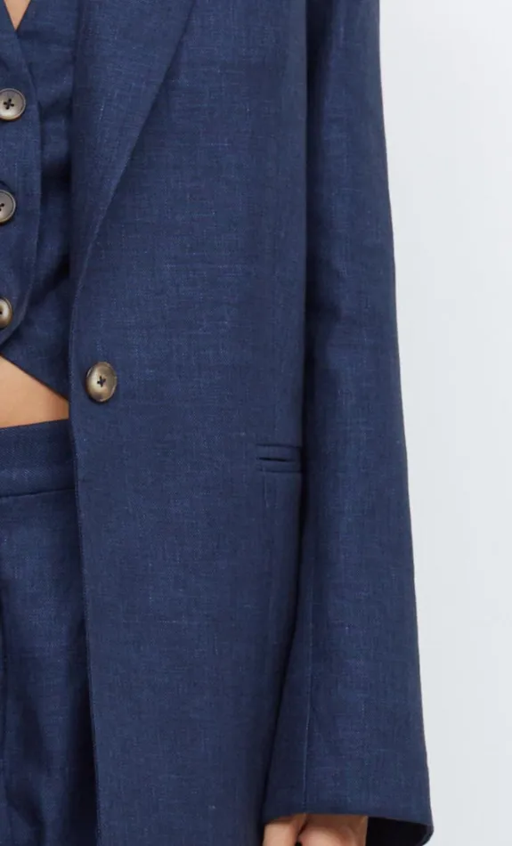 Women Outerwear Bec Bridge MADDOX BLAZER Indigo