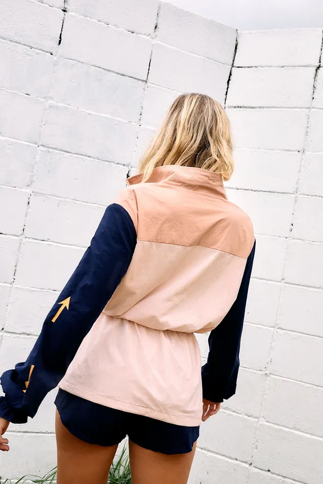 Women Outerwear Free People Colour Block Yoko Jacket Pink