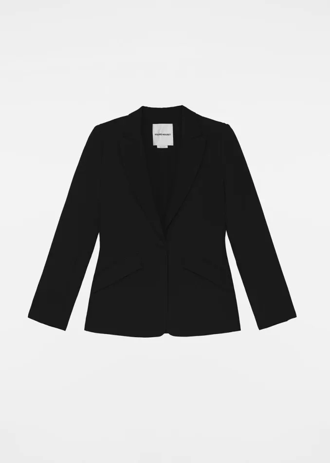 Women Outerwear Roland Mouret Single Breasted Stretch Cady Blazer