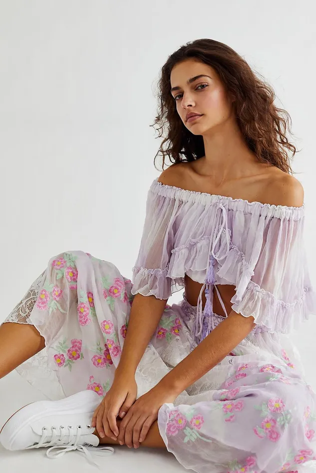Women Party Dresses Free People Love Street Set Lavender