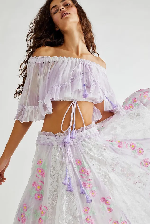 Women Party Dresses Free People Love Street Set Lavender