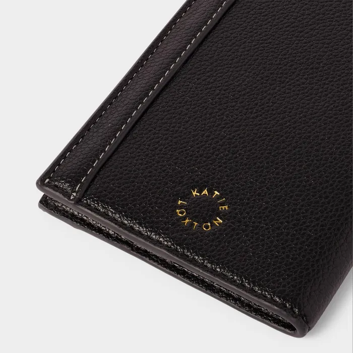 Women Passport Covers and Holders Katie Loxton Personalised Passport Cover In Black