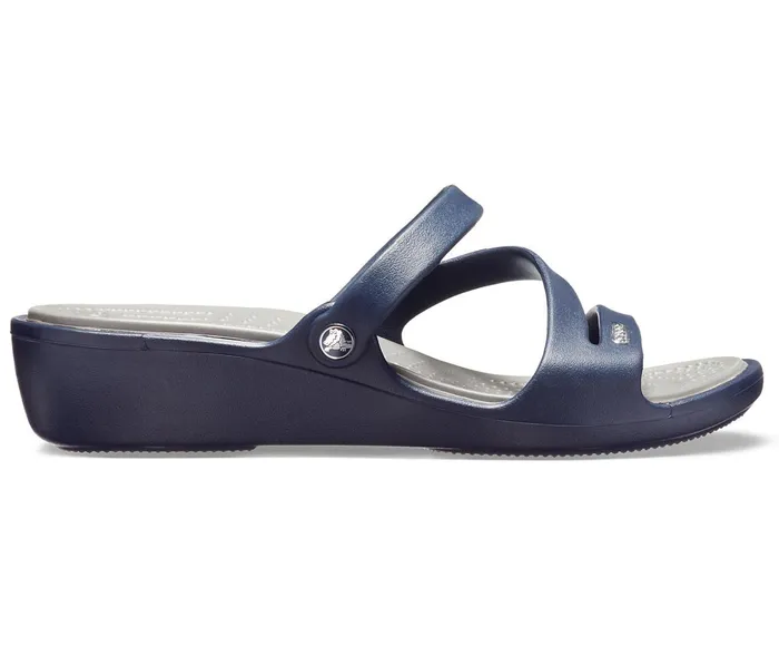 Women Patricia Sandal Navy Smoke Crocs Sandals