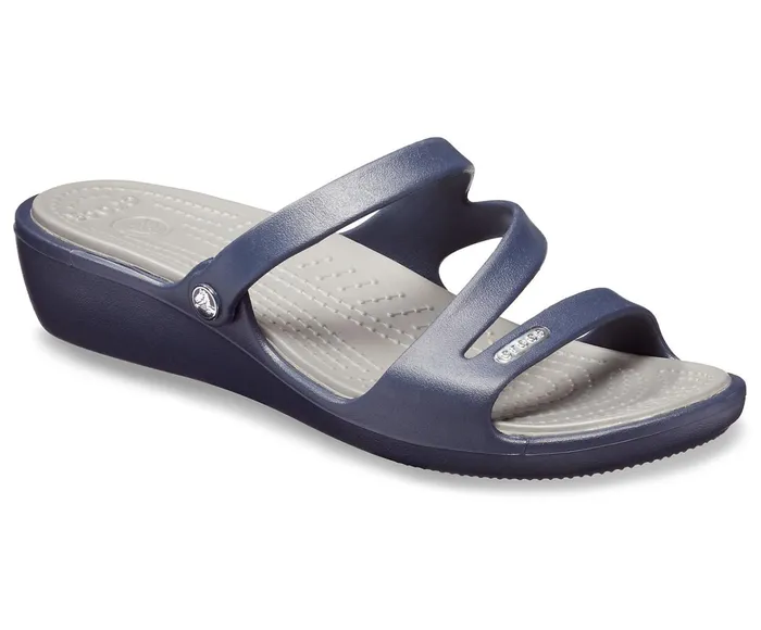 Women Patricia Sandal Navy Smoke Crocs Sandals