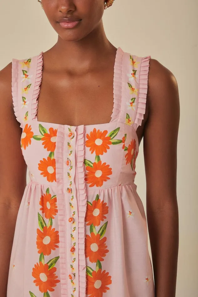 Women Pink Papaya Salad Maxi Dress Papaya Salad Black FARM Rio Maxi Dresses