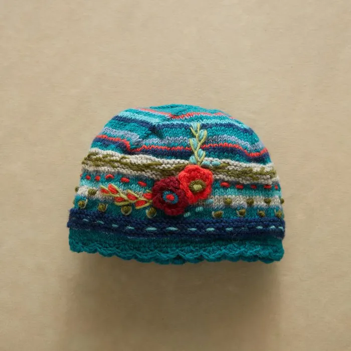 Women Posie Hat Ocean Sundance Catalog Hats