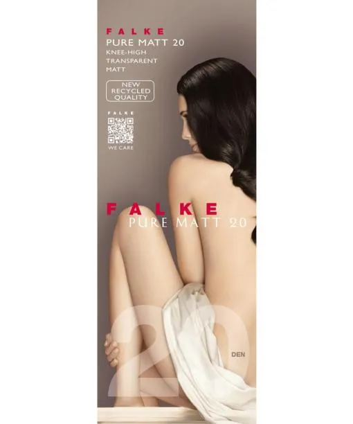Women Pure Matt 20 DEN Women Kneehigh Socks Cocoon FALKE Fullyfashioned Stockings