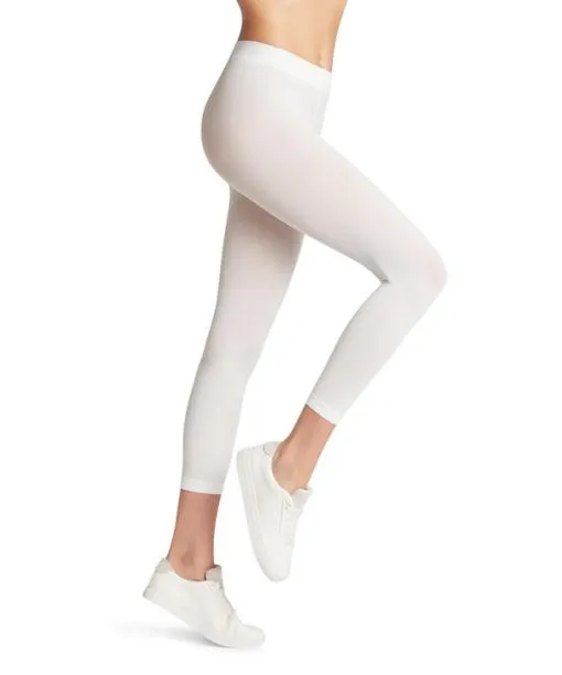 Women Pure Matt 50 DEN Women Capri White FALKE Tights and Leggings