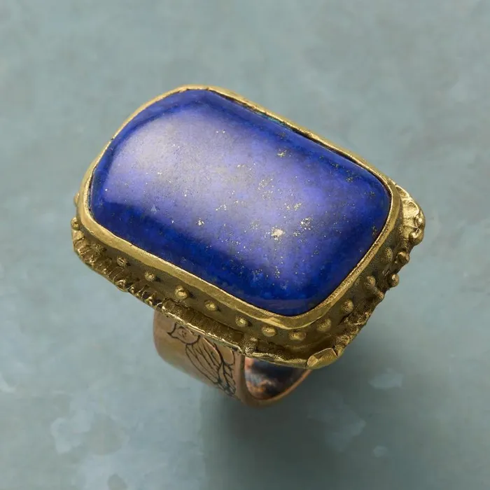 Women Regal Lapis Ring Sundance Catalog Rings