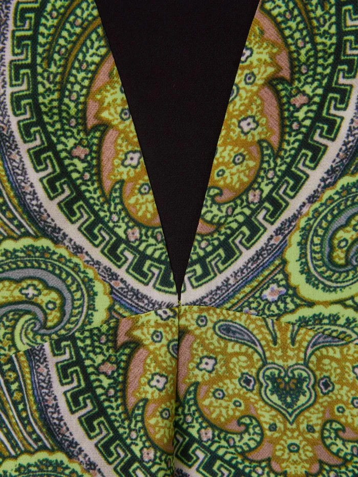 Women Reiss Brands Printed Dual Strap Playsuit Limegreen