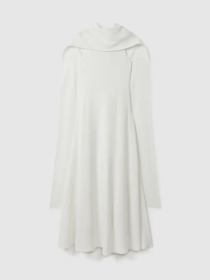 Women Reiss Dresses Cape Maxi Dress Ivory