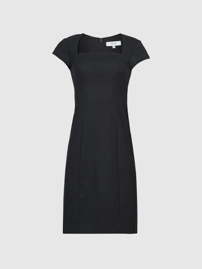 Women Reiss Dresses Haisley Tailored Dress Black
