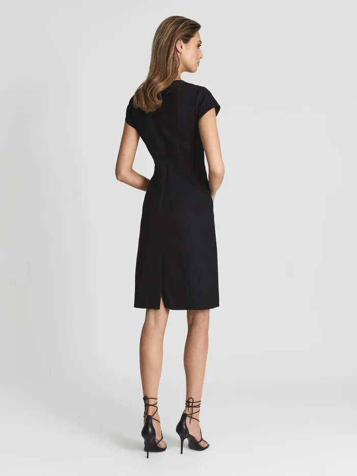 Women Reiss Dresses Haisley Tailored Dress Black