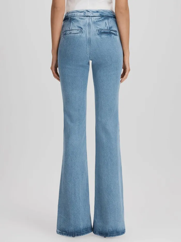Women Reiss Jeans American Good American Flared Jeans Indigo