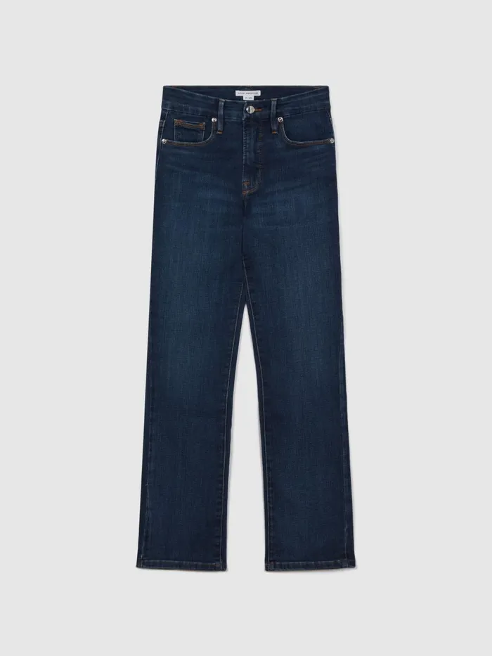 Women Reiss Jeans American Good American Slim Fit Cropped Jeans Blue